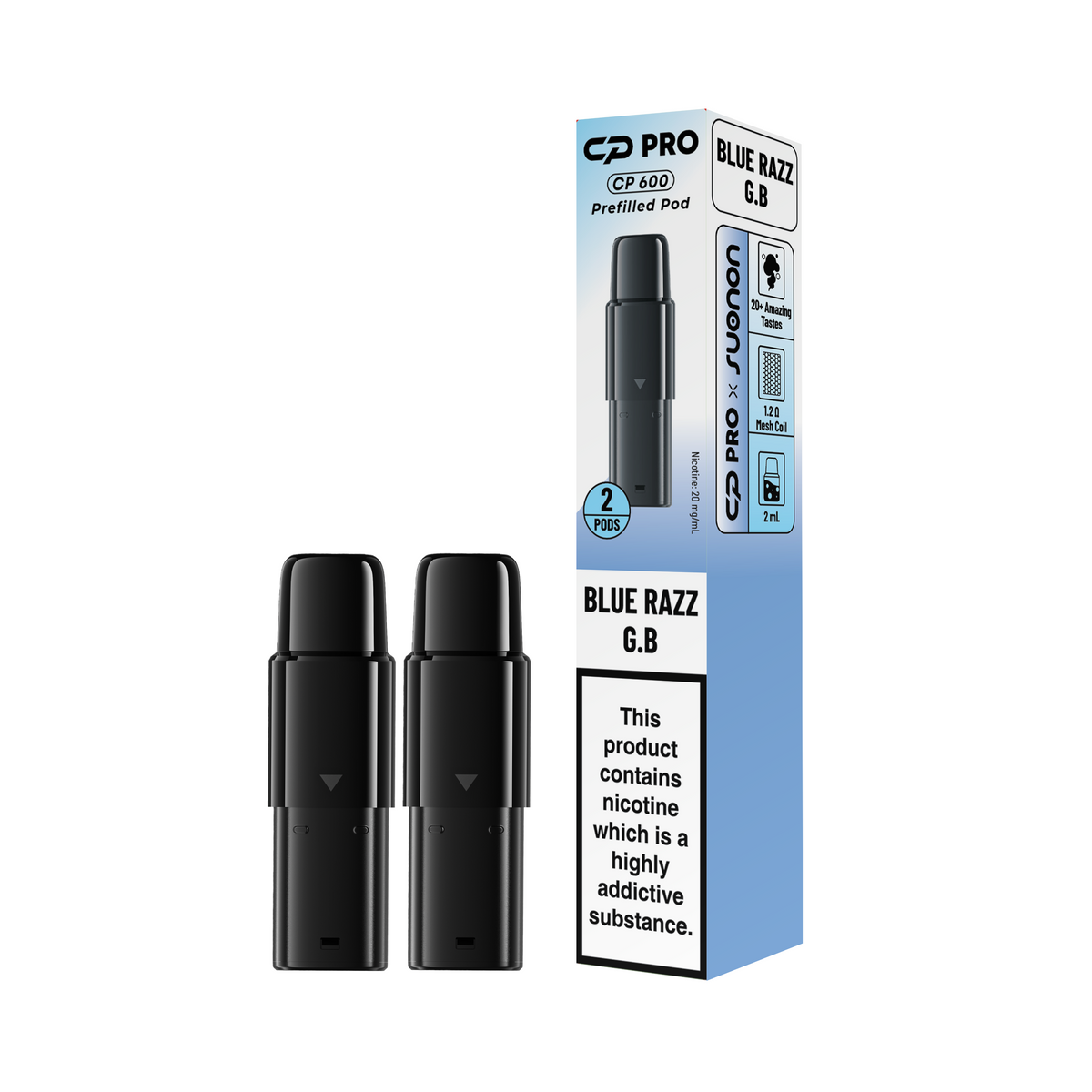 CP Pro 600 Prefilled Pods - Box of 20