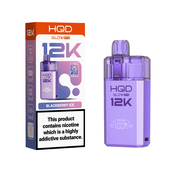 HQD Glow Pro 12k Prefiiled Kit - Box of 5