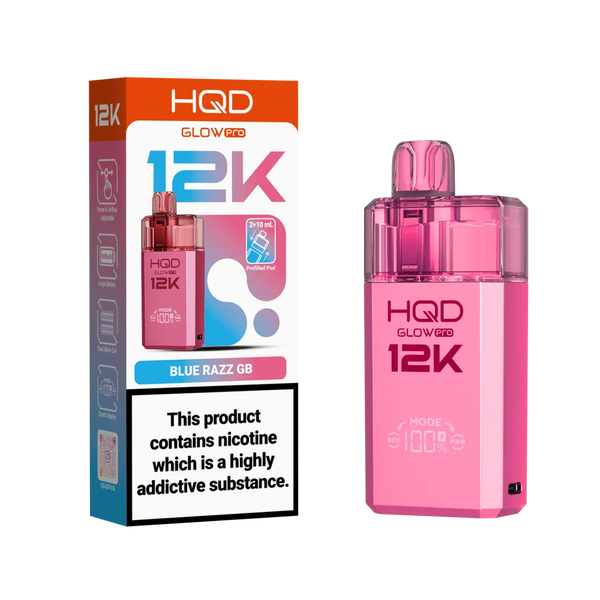 HQD Glow Pro 12k Prefiiled Kit - Box of 5