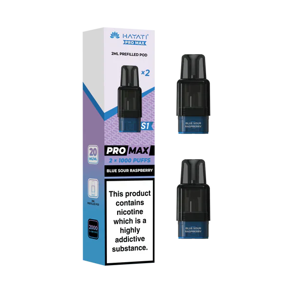 Hayati Pro Max S1 1000+ Prefilled Pods - Box 10