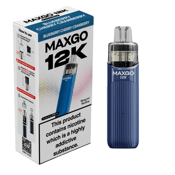 RELX MAXGO 12k Pre-Filled Pod Kit TPD Compliant - Pack Of 3