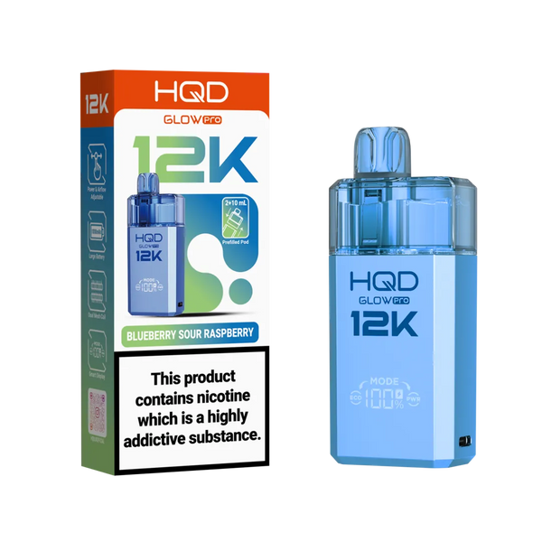 HQD Glow Pro 12k Prefiiled Kit - Box of 5