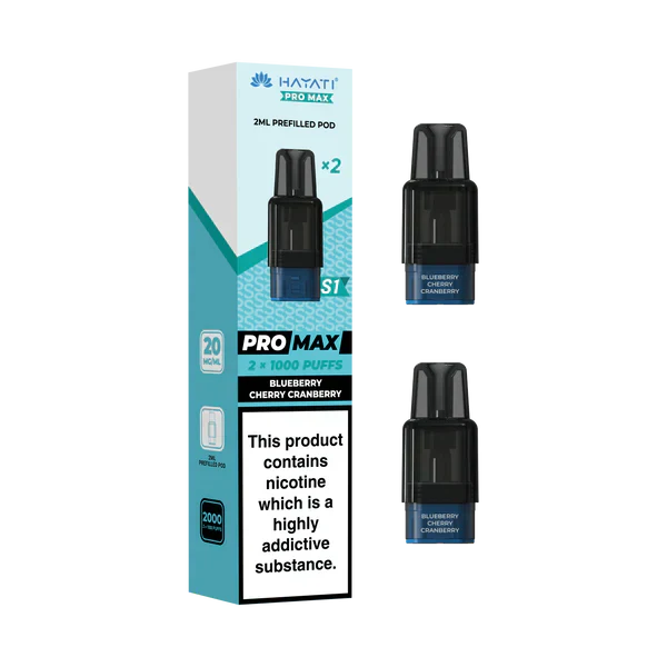 Hayati Pro Max S1 1000+ Prefilled Pods - Box 10
