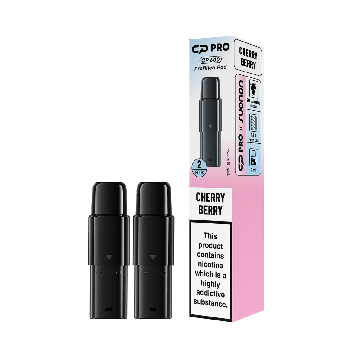 CP Pro 600 Prefilled Pods - Box of 20