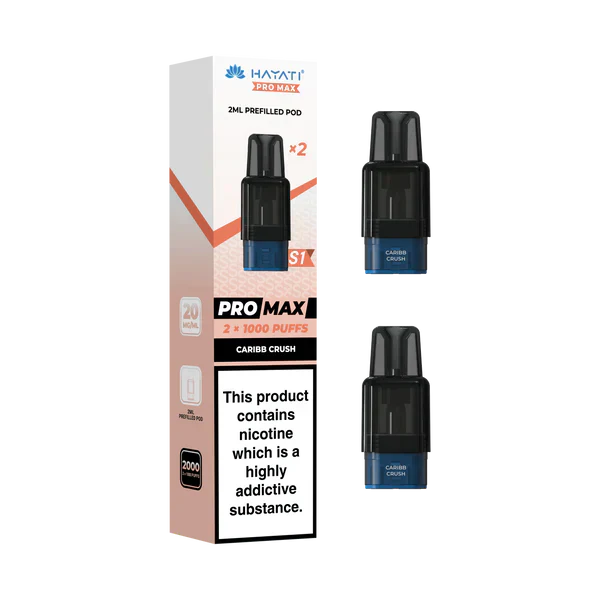 Hayati Pro Max S1 1000+ Prefilled Pods - Box 10