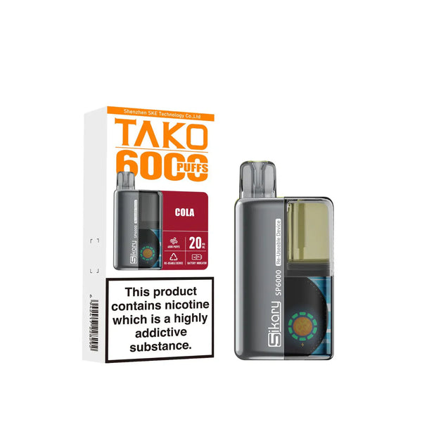 SKE Sikary TAKO SP6000 Prefilled Pod Kit - Box Of 5