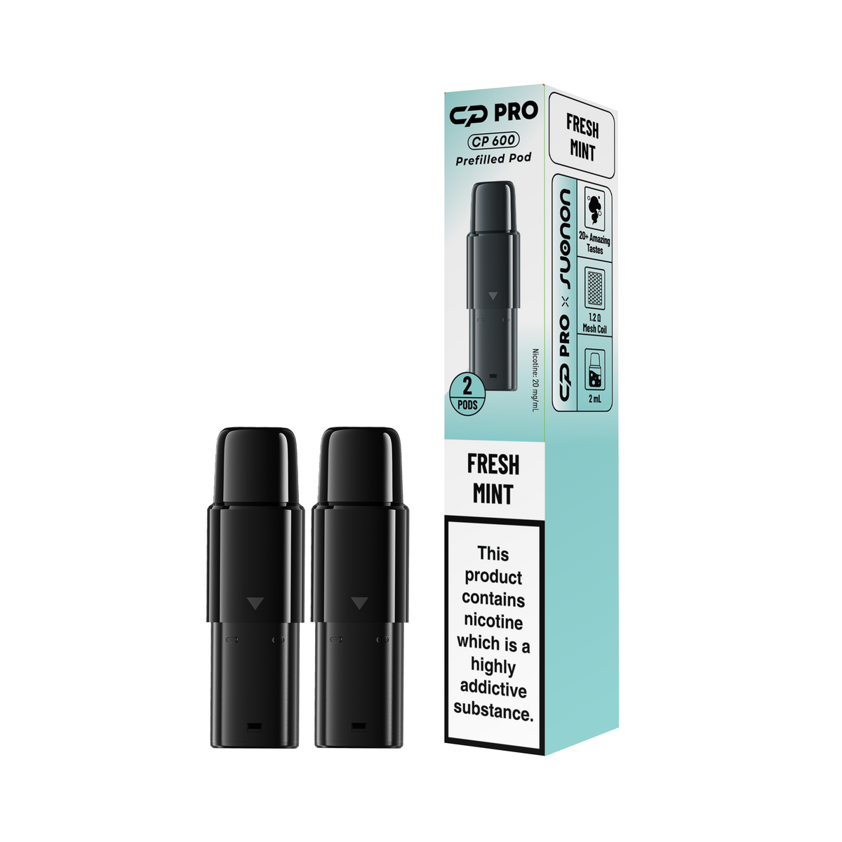 CP Pro 600 Prefilled Pods - Box of 20