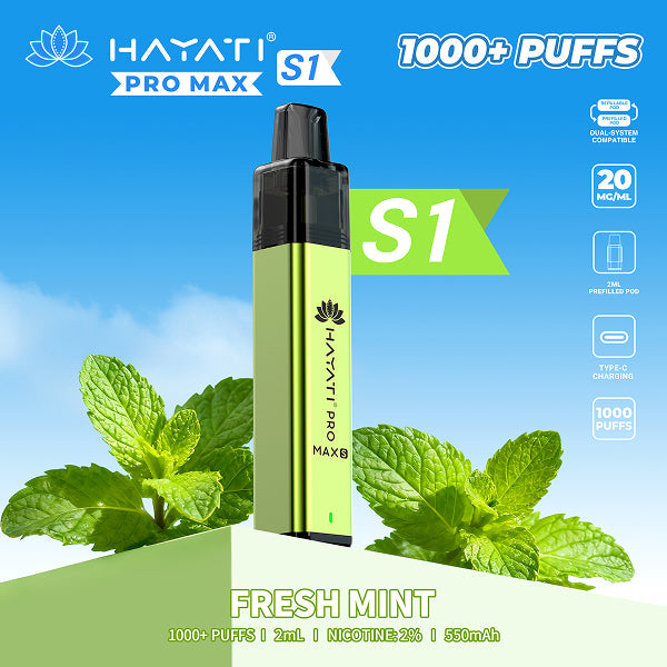 Hayati Pro Max S1 Prefilled Vape Kit