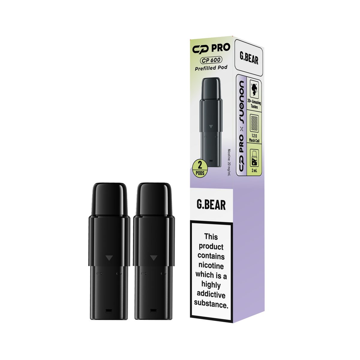 CP Pro 600 Prefilled Pods - Box of 20