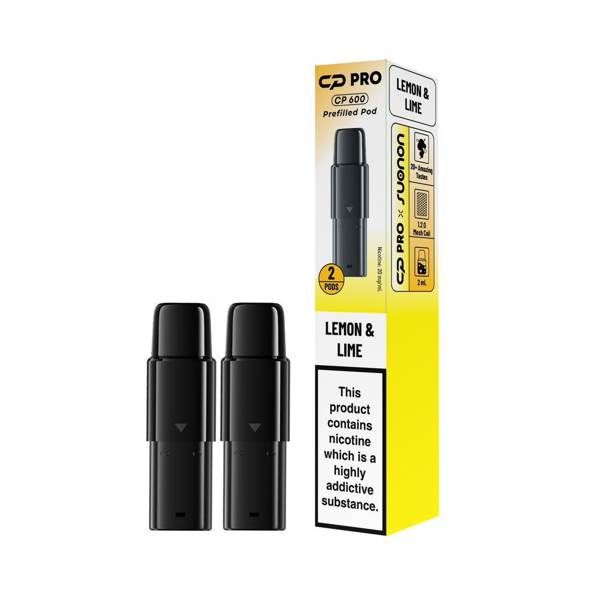 CP Pro 600 Prefilled Pods - Box of 20