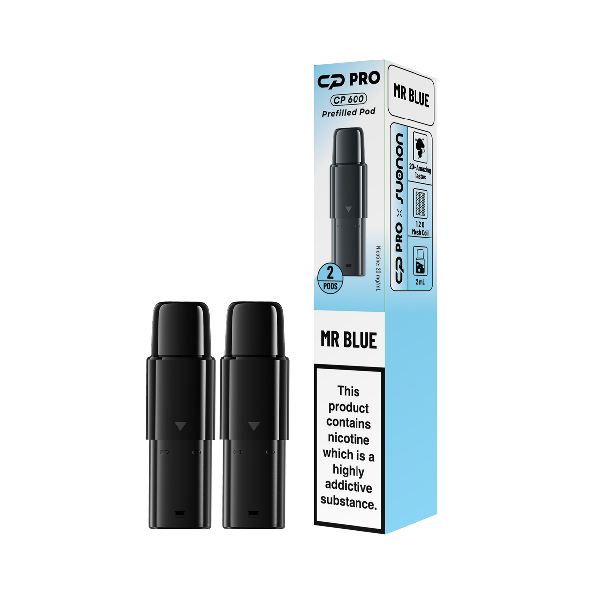 CP Pro 600 Prefilled Pods - Box of 20
