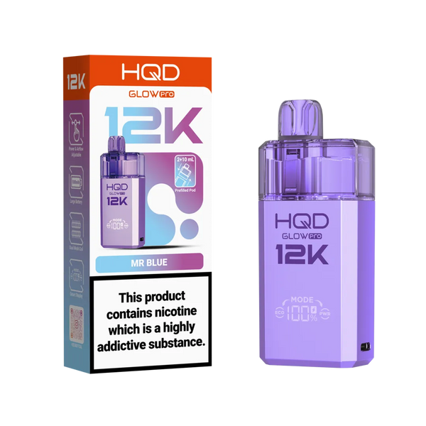 HQD Glow Pro 12k Prefiiled Kit - Box of 5