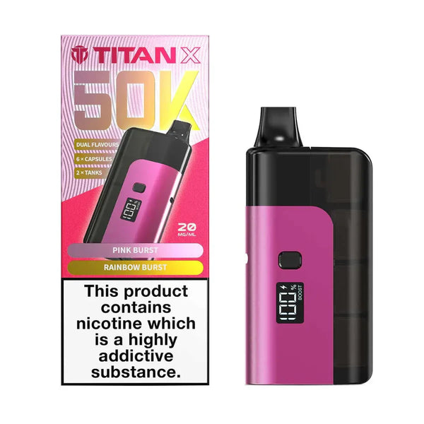 Titan X 50K Prefilled Pod Kit - Box of 5