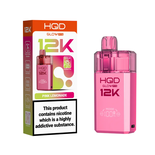 HQD Glow Pro 12k Prefiiled Kit - Box of 5
