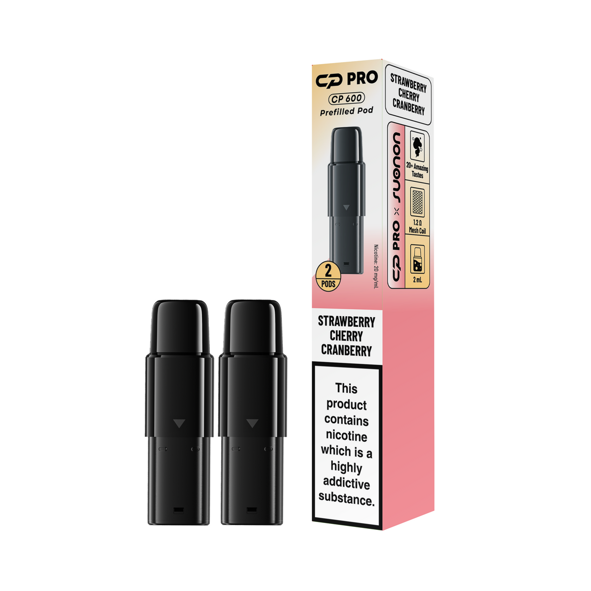 CP Pro 600 Prefilled Pods - Box of 20