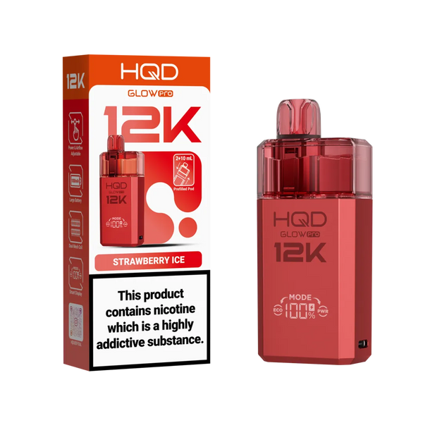 HQD Glow Pro 12k Prefiiled Kit - Box of 5