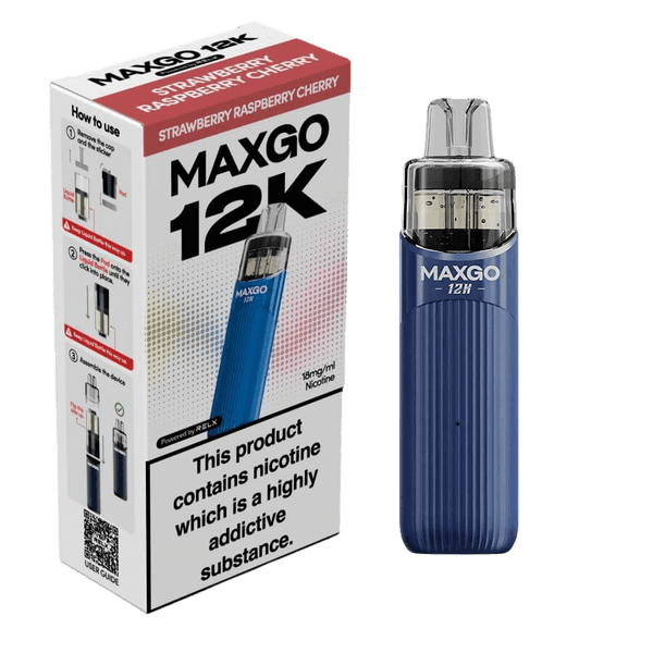 RELX MAXGO 12k Pre-Filled Pod Kit TPD Compliant - Pack Of 3