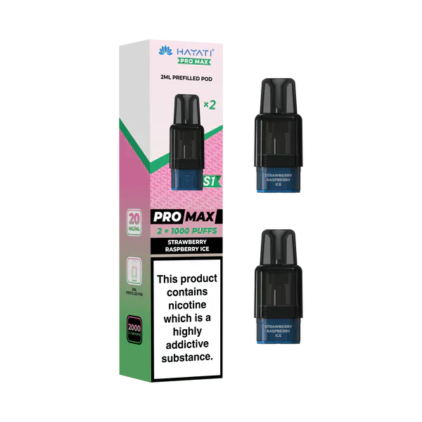Hayati Pro Max S1 1000+ Prefilled Pods - Box 10