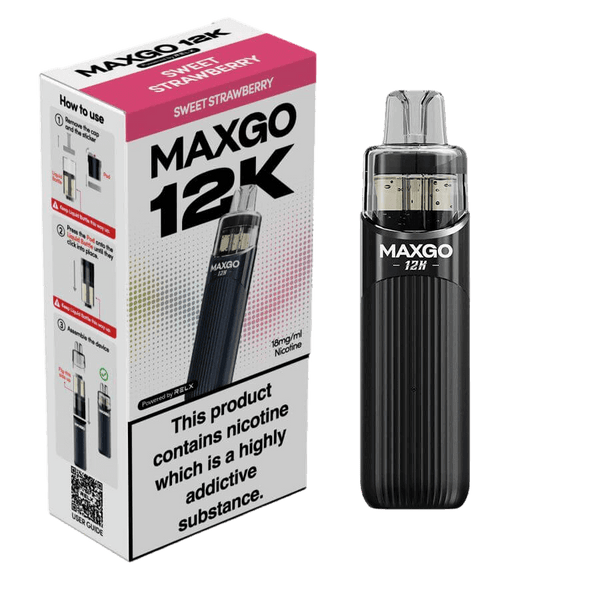RELX MAXGO 12k Pre-Filled Pod Kit TPD Compliant - Pack Of 3