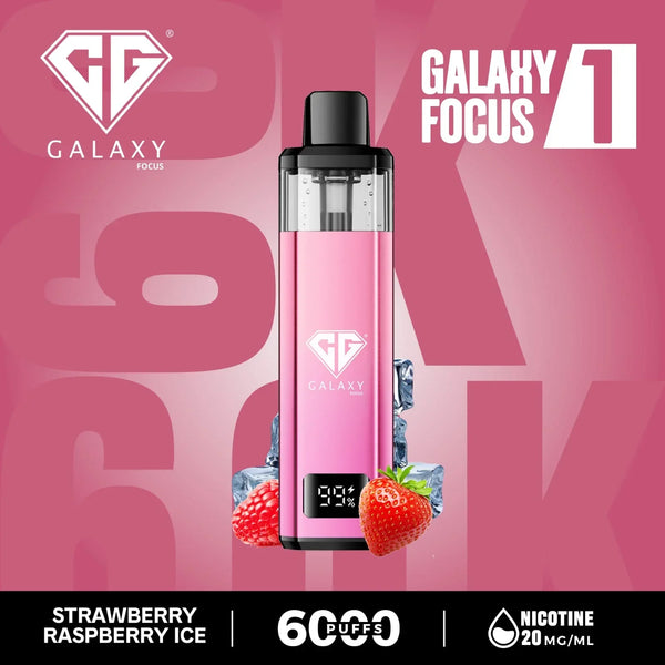 Galaxy Focus 1 6k Puffs Prefilled Pod Kit- Box of 5