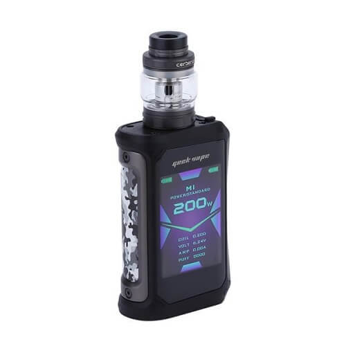 Aegis X Cerberus 200W Mod Kit, Gunmetal Camo Colour