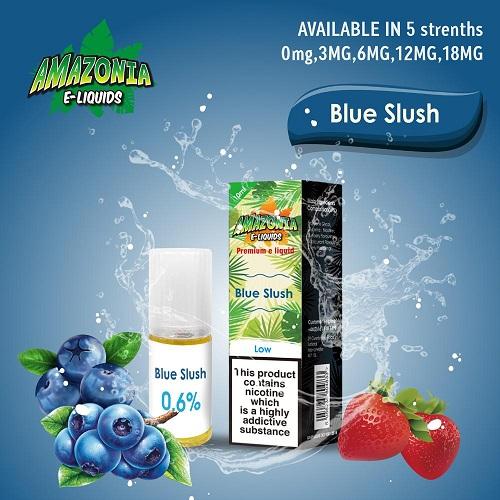 Amazonia 10ml E Liquid 50 50 Pack of 10, Blue Slush Flavor