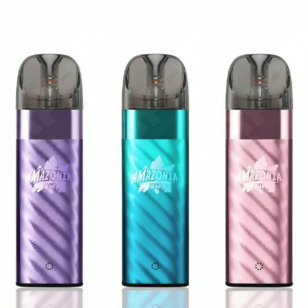 Amazonia Bar Vape Pod Kit, Blue, Pink And Purple Colours