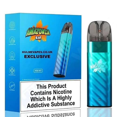 Amazonia Bar Vape Pod Kit, Blue Colour