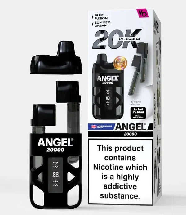 Angel 20000+ Puffs Prefilled Vape Kit – Blue Fusion Summer Dream