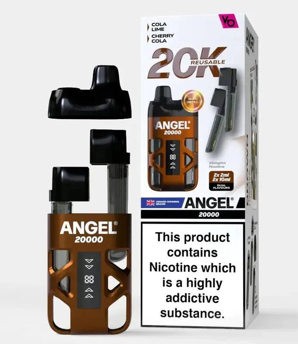 Angel 20000+ Puffs Prefilled Vape Kit – Cola Lime, Cherry Cola