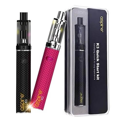 Aspire K3 Quick Vape Kit, Pink And Black Colours
