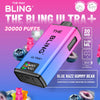 Bling Ultra Plus 30k Puffs Prefilled Pod Vape Box of 5, Blue Razz Gummy Bear Flavor