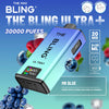 Bling Ultra Plus 30k Puffs Prefilled Pod Vape Box of 5, Mr Blue Flavor
