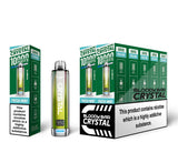 Bloody Bar Crystal 10000 Pre Filled Vape Pod Kit 20MG, Fresh Mint Flavor