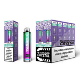 Bloody Bar Crystal 10k Pre Filled Pod Kit Box of 10, Blueberry Sour Raspberry Flavor