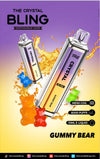 Crystal Bling 6000 Prefilled Vape Pod Device, Gummy Bear Flavor