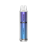 Crystal Galaxy 4500 Prefilled Vape Pod Pack of 10, Blueberry Ice Flavor