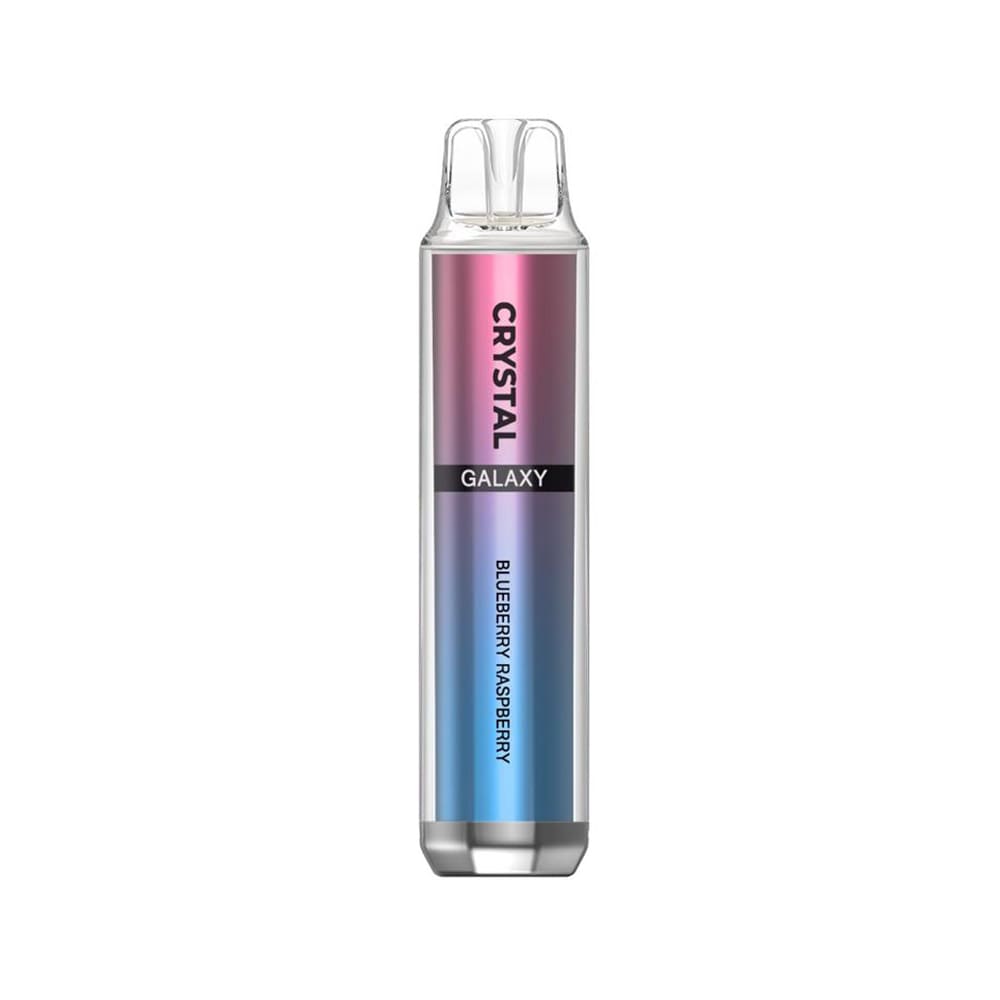 Crystal Galaxy 4500 Prefilled Vape Pod Pack of 10, Blueberry Raspberry Flavor