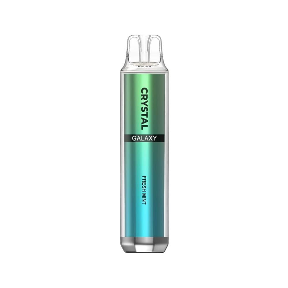 Crystal Galaxy 4500 Prefilled Vape Pod Pack of 10, Fresh Mint Flavor