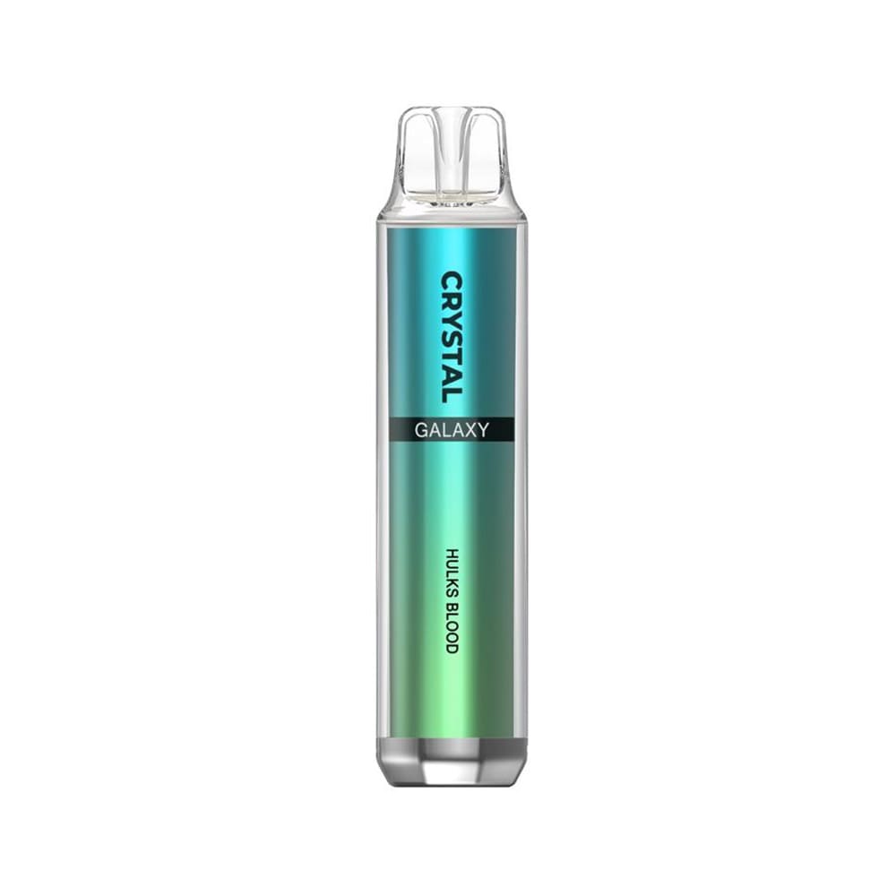 Crystal Galaxy 4500 Prefilled Vape Pod Pack of 10, Hulks Blood Flavor