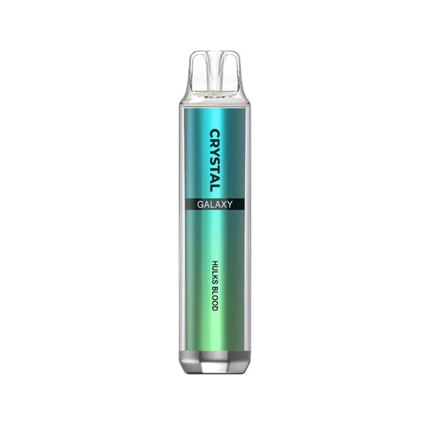 Crystal Galaxy 4500 Prefilled Vape Pod Pack of 10, Hulks Blood Flavor