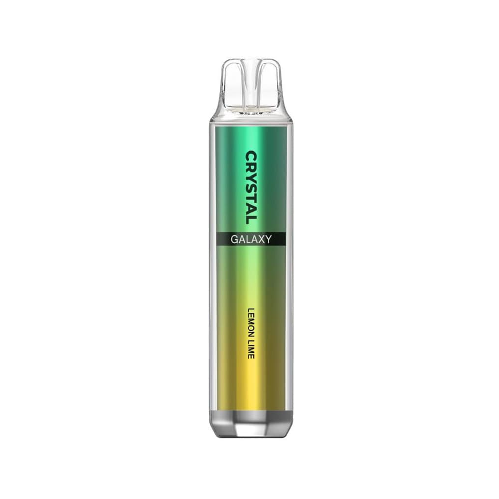Crystal Galaxy 4500 Prefilled Vape Pod Pack of 10, Lemon Lime Flavor