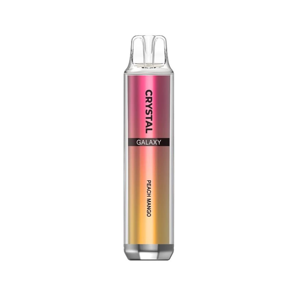 Crystal Galaxy 4500 Prefilled Vape Pod Pack of 10, Peach Mango Flavor