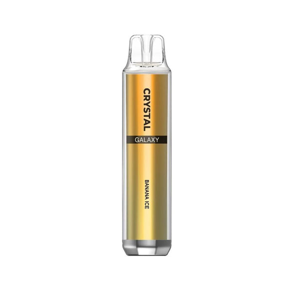 Crystal Galaxy 4500 Puffs Prefilled Vape Pod, Banana Ice Flavor