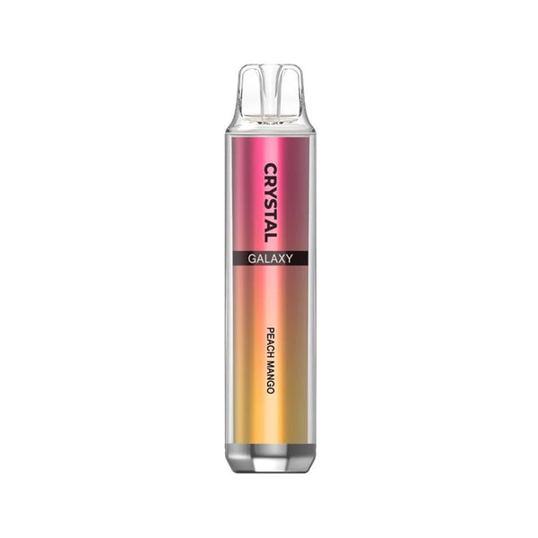 Crystal Galaxy 4500 Puffs Prefilled Vape Pod, Peach Mango Flavor