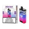 Crystal Galaxy Focus 30000 Puffs Pre Filled Vape Kit, Black Mamba ,Blue Fusion Flavor
