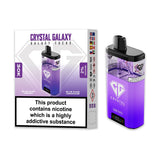 Crystal Galaxy Focus 30000 Puffs Pre Filled Vape Kit, Blue Razz Cherry, Blue Razz Lemonade Flavor