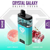 Crystal Galaxy Focus 30000 Puffs Pre Filled Vape Kit, Juicy Peach, Cherry Ice Flavor