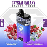 Crystal Galaxy Focus 30000 Puffs Pre Filled Vape Kit, Dual Flavour