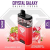 Crystal Galaxy Focus 30000 Puffs Pre Filled Vape Kit, Strawberry Kiwi Strawberry Raspberry Ice Flavor